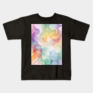 Colorful Watercolor Pattern - 04 Kids T-Shirt